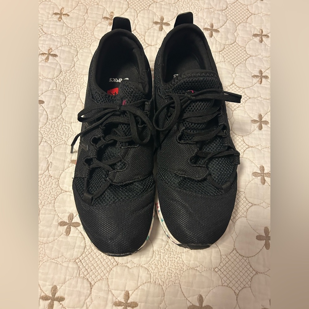 ASICS Ladies Hyper Gel SAI Black Mesh Running Shoes